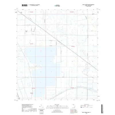 2018 Map of Barley Barber Swamp, 2018 Print
