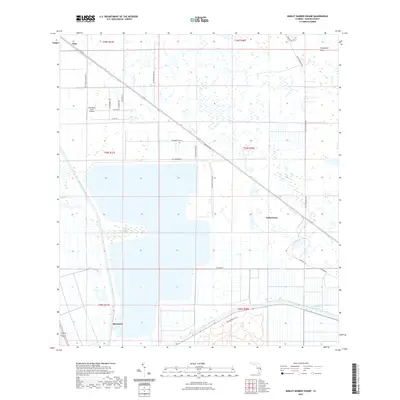 2021 Map of Barley Barber Swamp, 2021 Print