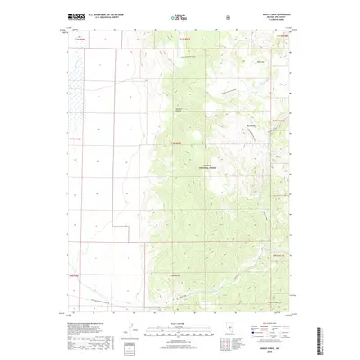 2018 Map of Barley Creek, 2018 Print