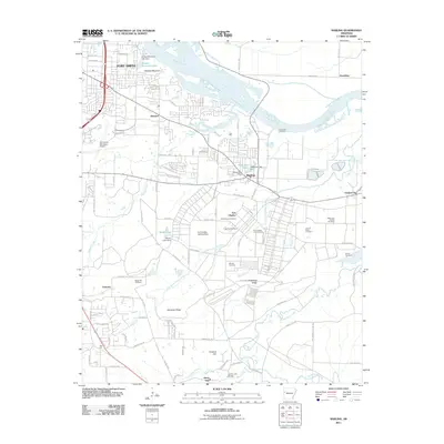 2011 Map of Barling, 2011 Print