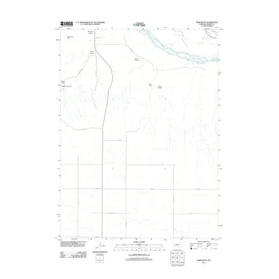 2011 Map of Barn Butte, 2011 Print