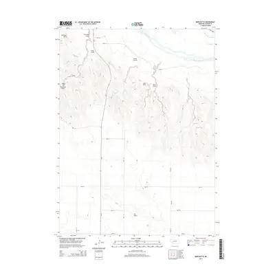 2014 Map of Barn Butte, 2014 Print