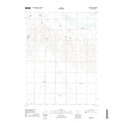 2017 Map of Barn Butte, 2017 Print