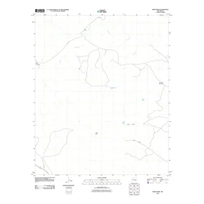 2010 Map of Barn Draw, 2010 Print