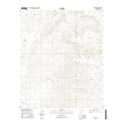 2017 Map of Barn Draw, 2017 Print