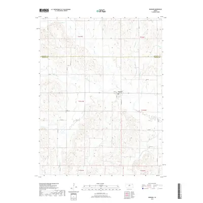 2018 Map of Barnard, 2018 Print