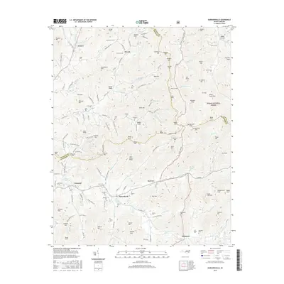 2016 Map of Barnardsville, 2016 Print