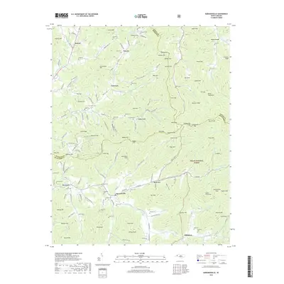2019 Map of Barnardsville, 2019 Print