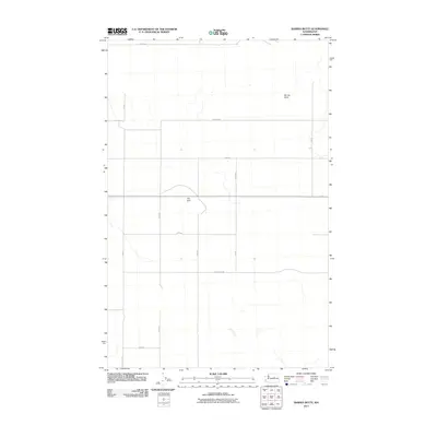 2011 Map of Barnes Butte, 2011 Print