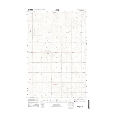 2014 Map of Barnes Butte, 2014 Print
