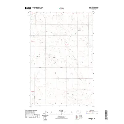 2020 Map of Barnes Butte, 2020 Print