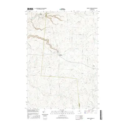 2016 Map of Barnes Corners, 2016 Print