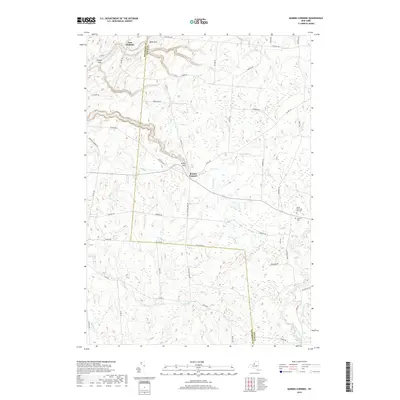 2019 Map of Barnes Corners, 2019 Print