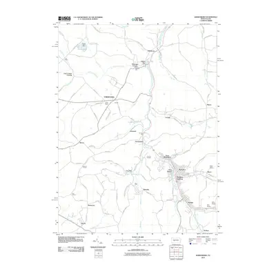 2010 Map of Barnesboro, 2010 Print