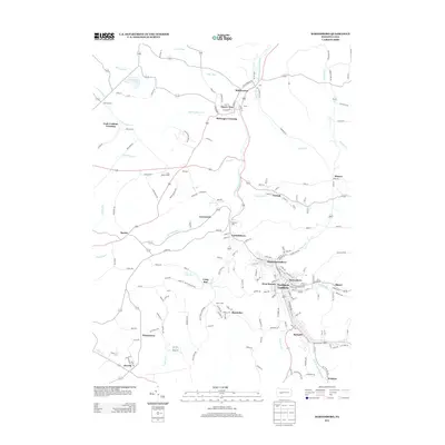 2013 Map of Barnesboro, 2013 Print