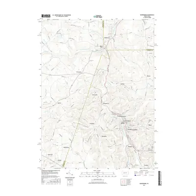 2016 Map of Barnesboro, 2016 Print