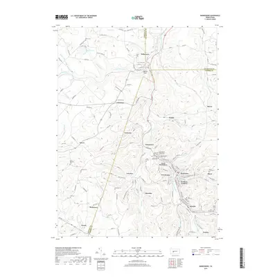 2019 Map of Barnesboro, 2019 Print
