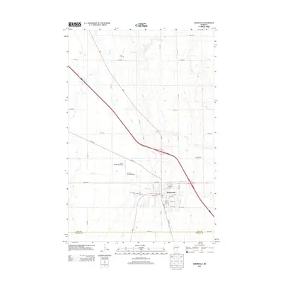 2013 Map of Barnesville, 2013 Print