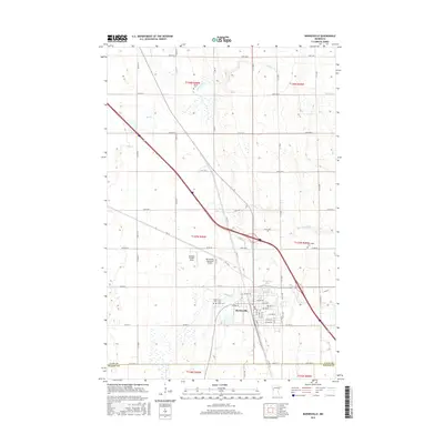 2016 Map of Barnesville, 2016 Print