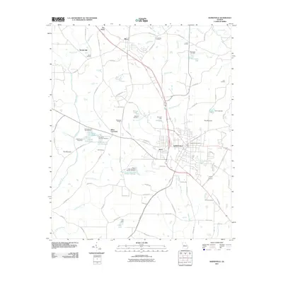 2011 Map of Barnesville, 2011 Print