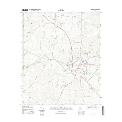 2014 Map of Barnesville, 2014 Print