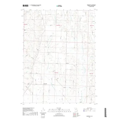 2017 Map of Barnesville, 2017 Print