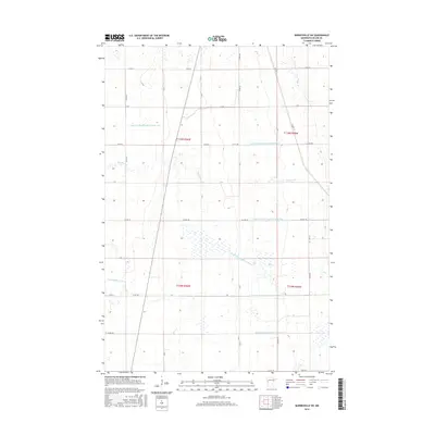 2016 Map of Barnesville SW, 2016 Print