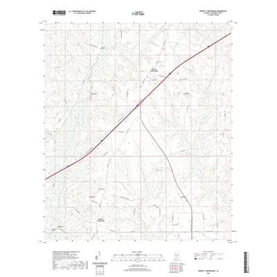 2020 Map of Barnett Crossroads, 2020 Print