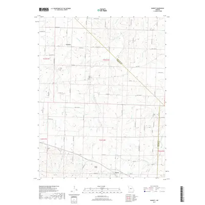 2017 Map of Barnett, 2017 Print