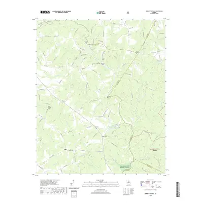 2020 Map of Barnett Shoals, 2020 Print