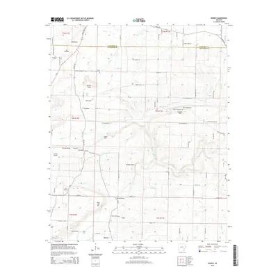 2014 Map of Barney, 2014 Print