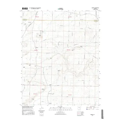 2017 Map of Barney, 2017 Print