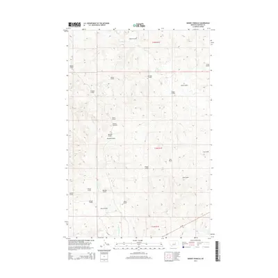 2014 Map of Barney Pinnacle, 2014 Print
