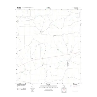 2012 Map of Barnhart NE, 2012 Print
