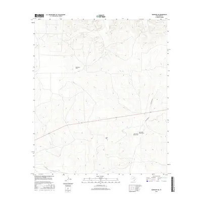 2016 Map of Barnhart NE, 2016 Print