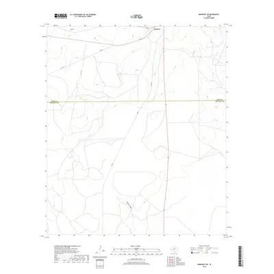 2019 Map of Barnhart SW, 2019 Print