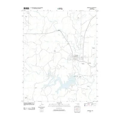 2010 Map of Barnsdall, 2010 Print
