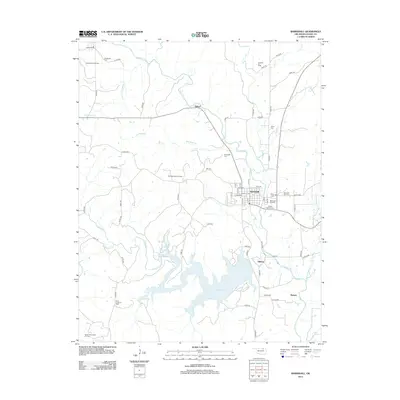 2012 Map of Barnsdall, 2012 Print