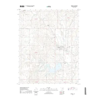 2018 Map of Barnsdall, 2018 Print