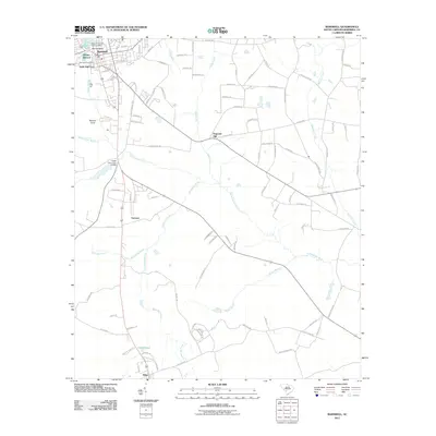 2011 Map of Barnwell, 2011 Print