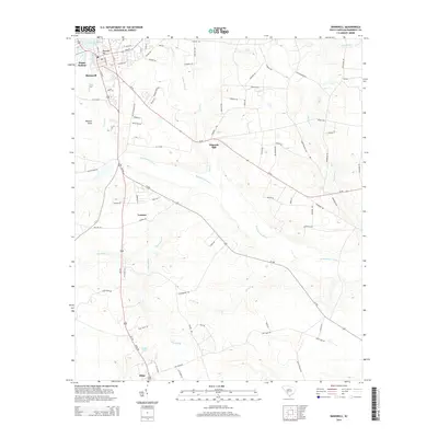 2014 Map of Barnwell, 2014 Print
