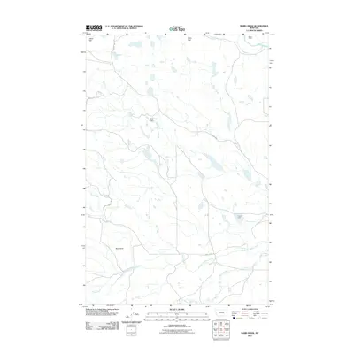 2011 Map of Barr Creek, 2011 Print