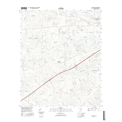 2017 Map of Barr Lake, 2017 Print