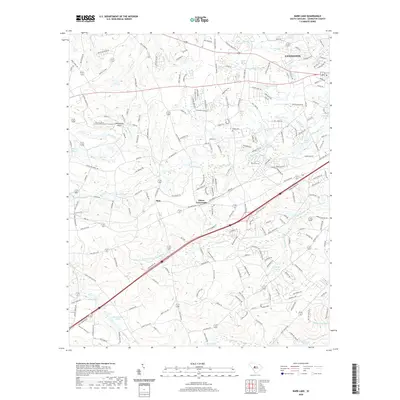 2020 Map of Barr Lake, 2020 Print