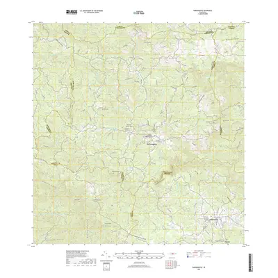 2018 Map of Barranquitas, 2018 Print