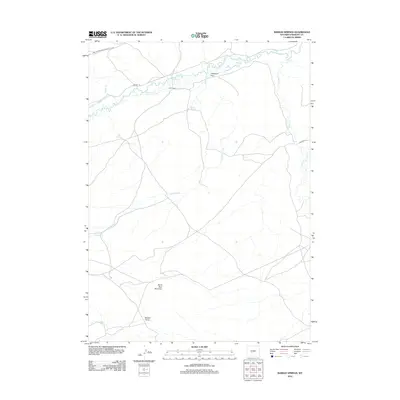 2012 Map of Barras Springs, 2012 Print