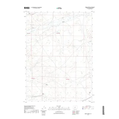 2017 Map of Barras Springs, 2017 Print