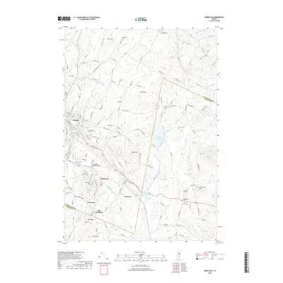 2018 Map of Barre East, 2018 Print