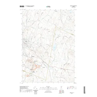 2021 Map of Barre East, 2021 Print