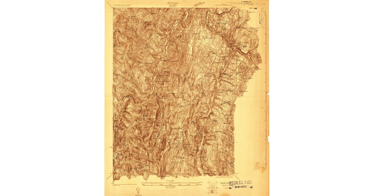 Old Maps of Washington VT for - Barre Washington County Vt Usgs Topo 1922 Og 1200x630 